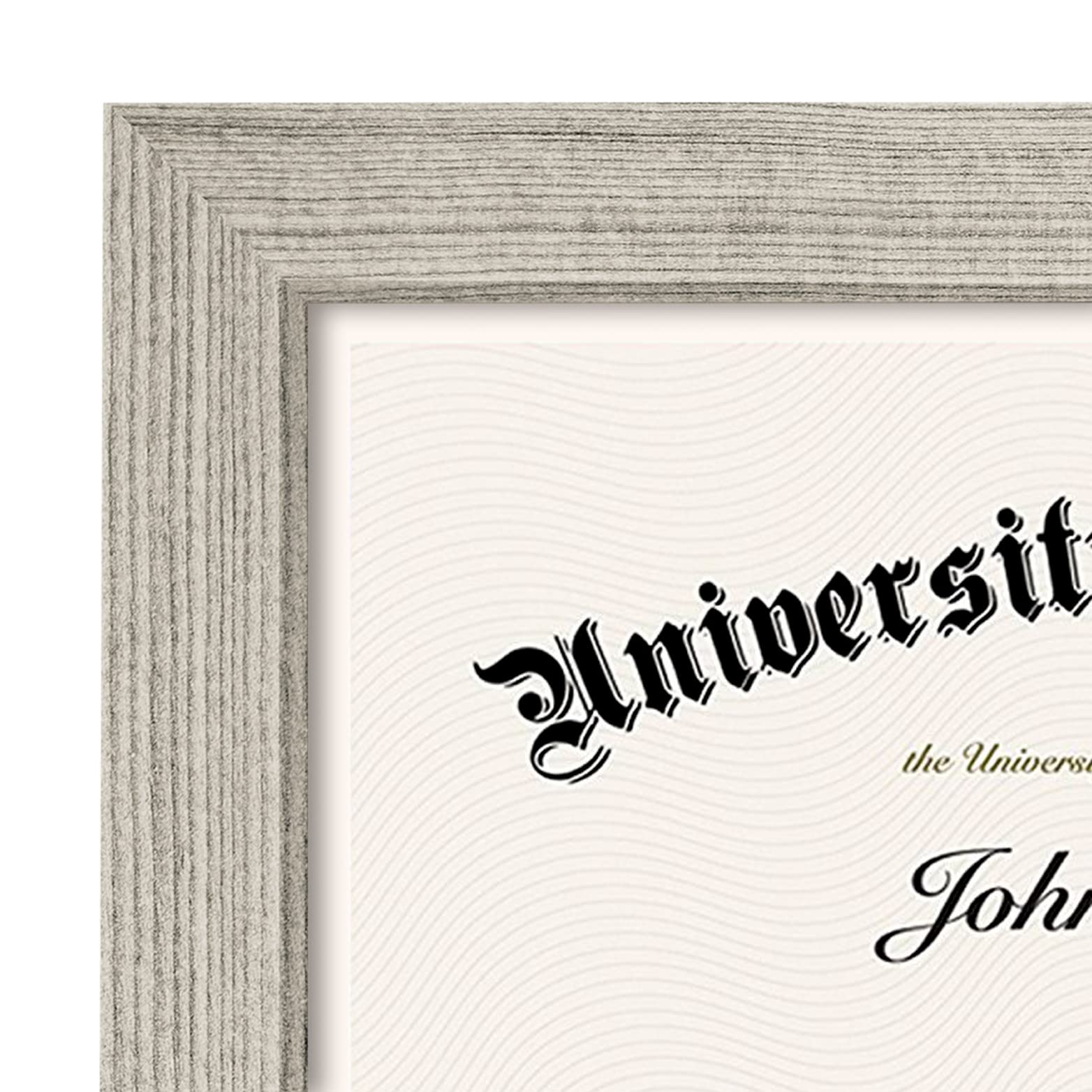 Americanflat 8.5x11 Diploma Frame with Shatter-Resistant Glass - Document Frames with Engineered Wood - Legacy Collection - Cert